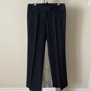 Bui de Barbara Bui black wool blend straight leg trousers pant, size EU 36/ US S